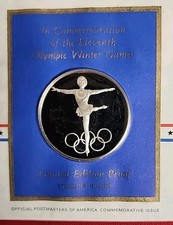 1972 Postmasters Of America Commemorative Silver Medal  20th Summer Olympics