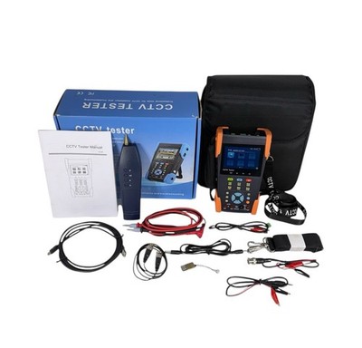 Woshida 3.5'' LCD CCTV Tester Digital Multimeter Ping IP POE Test 4G SD Card