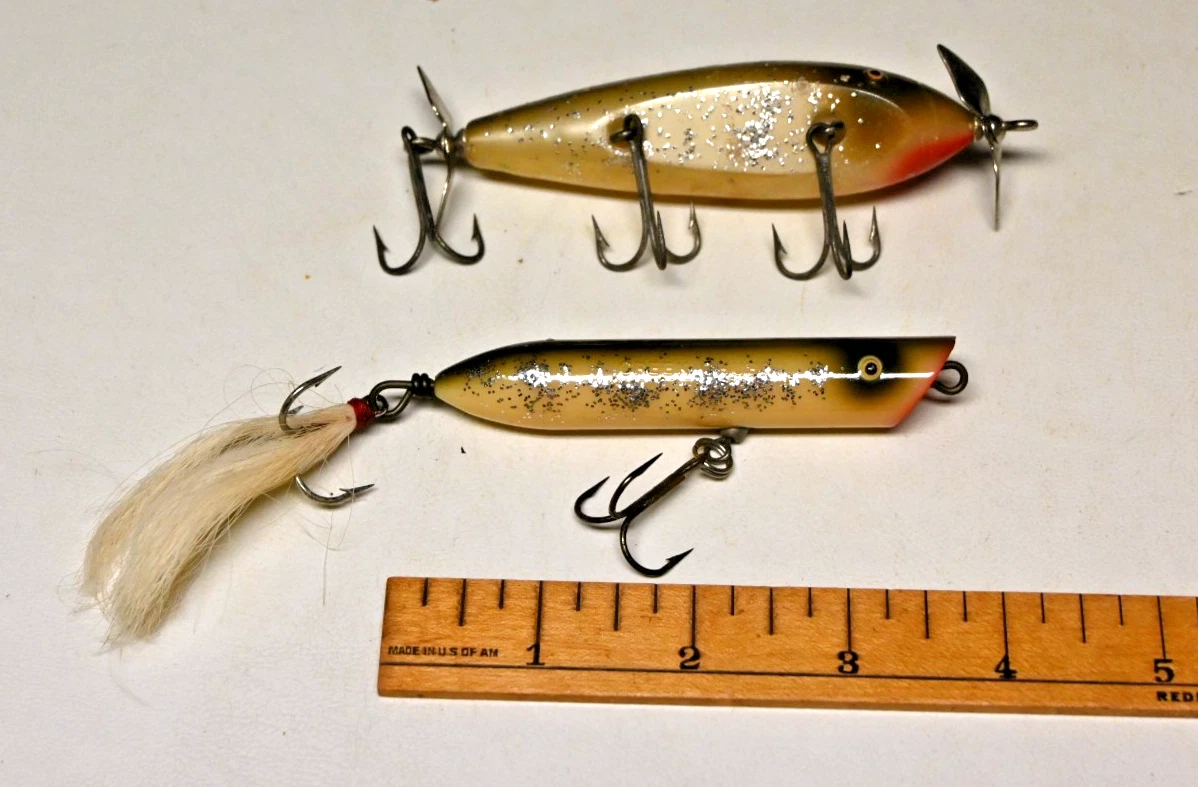 Ancien Leurre De Pêche En Bois Vintage - Chub Creek Bait Company - Trouvaille Minnesota