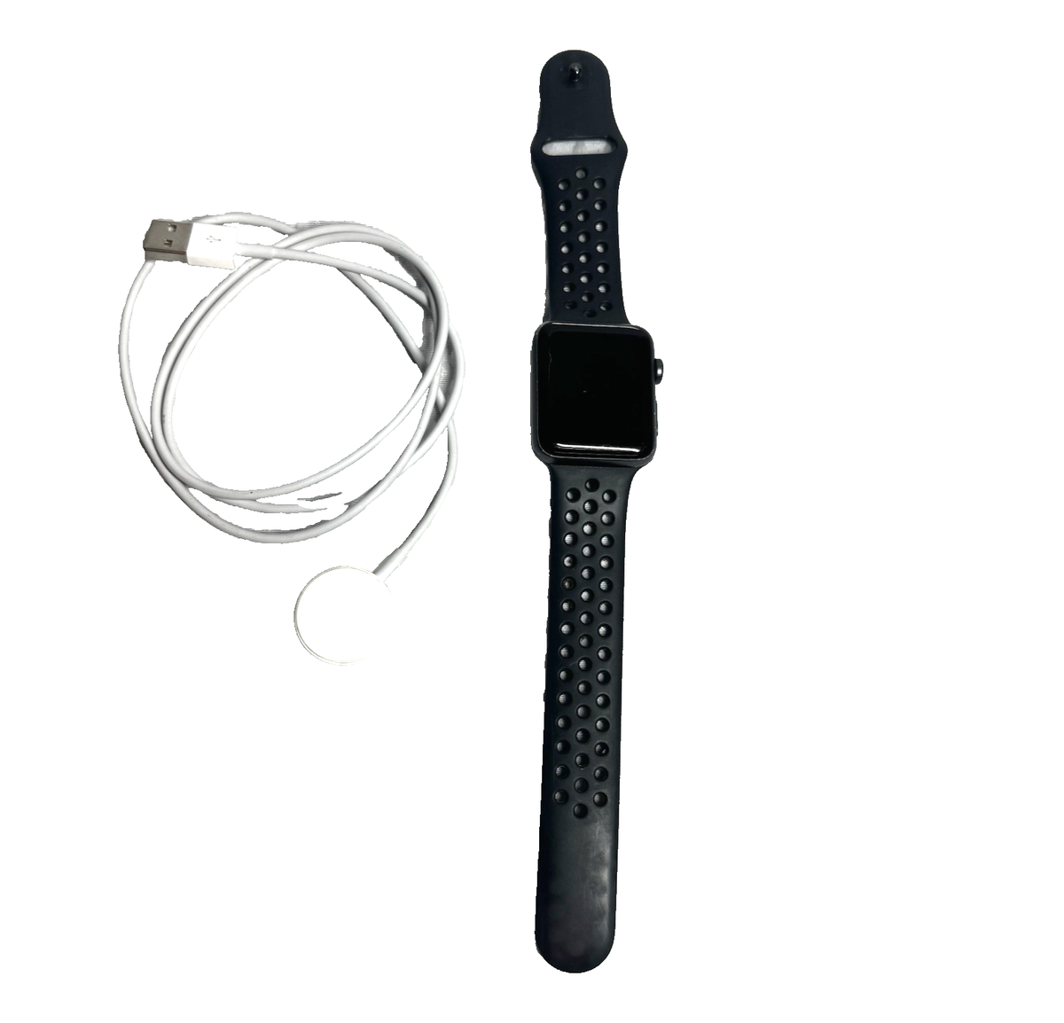 Apple Watch Series 3 42mm Nike+ GPS Gray Black Aluminum Ceramic 