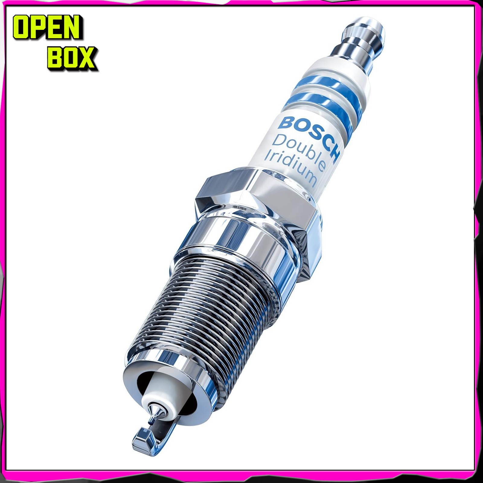 Automotive 0242135529 Double Iridium Spark Plug Up to 4X Longer Life Pack of 4