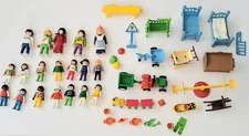 LARGE LOT OF PLAYSKOOL PEOPLE, FURNITURE AND ACCESSORIES 