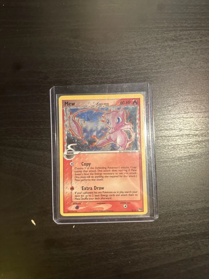 Mew Holo-3/17-Pop Series 5 Delta Species-LP-Error PokeBall MAJOR bleed Holofoil! - Image 2 of 4