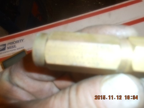 hydraulic snubbing fitting steadys gauge reading usa made brass 1/4 npt - Picture 6 of 7