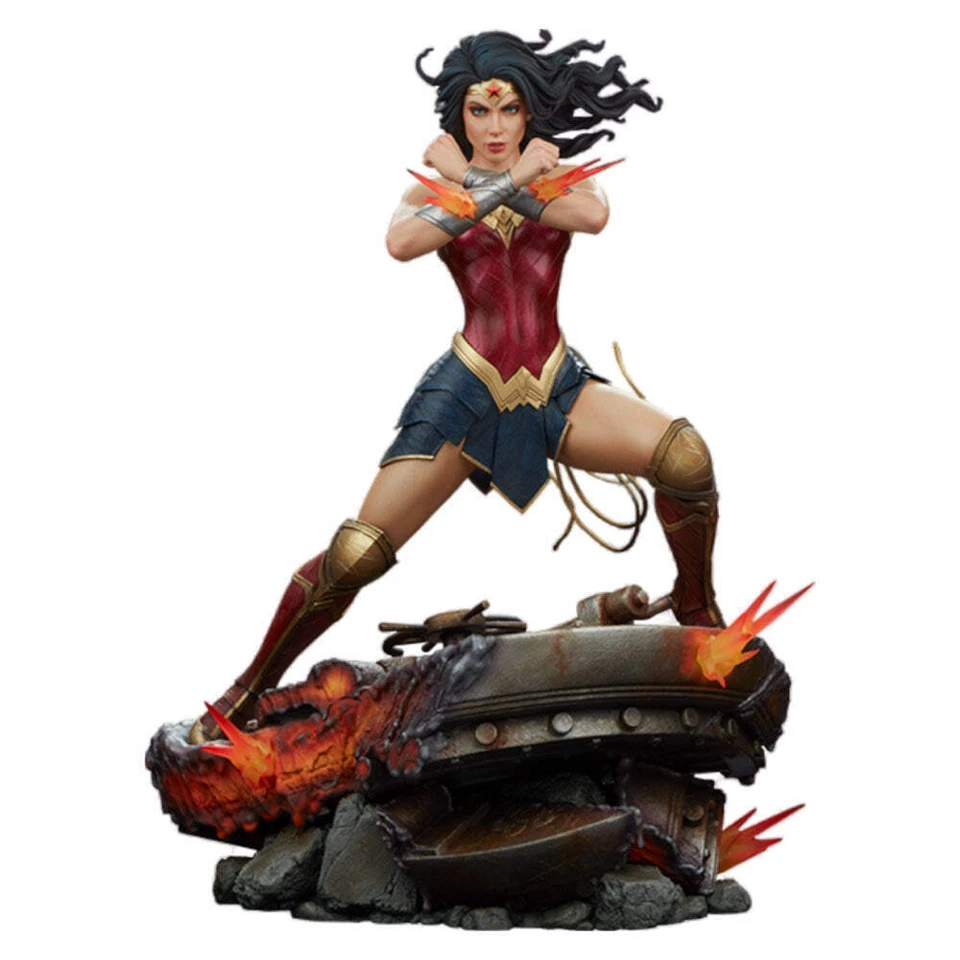 Estatua coleccionable de formato premium de Wonder Woman Saving the Day de alta - Imagen 1 de 1