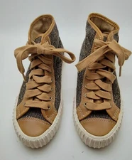 Unisex PF Flyers High Tops size M 5 Women 6.5 preowned leather and canvas