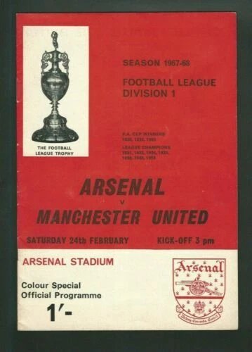 Teams L-N Teams A-B Football League Fixture Programmes (1958-1969)
