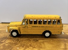 Tootsie Toy Township Jr. High School Bus Made In USA Vintage Toy Bus