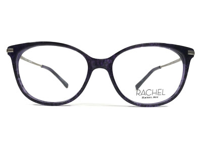 Rachel Roy Eyeglasses Frames WEALTH AMETHYST Silver Cat Eye Full Rim 51-15-135