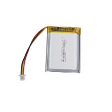 3.7V 1200mAh 4.44Wh Rechargeable Li-polymer Li Battery 103040 JST 3pin 1.0mm