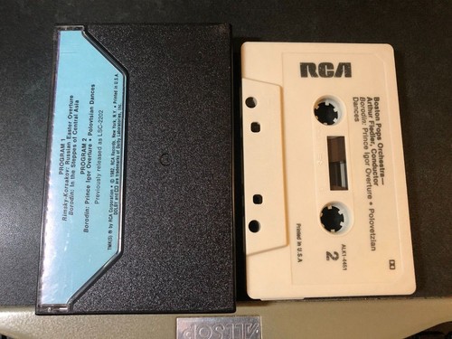 ARTHUR FIELDER Boston Pops RIMSKY Borodin POLOVTSIAN Dances Cassette 1982 🎧 - Picture 2 of 4