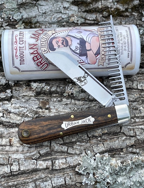 GEC TIDIOUTE ** 153224 MEXICAN BOCOTE WOOD URBAN JACK KNIFE KNIVES