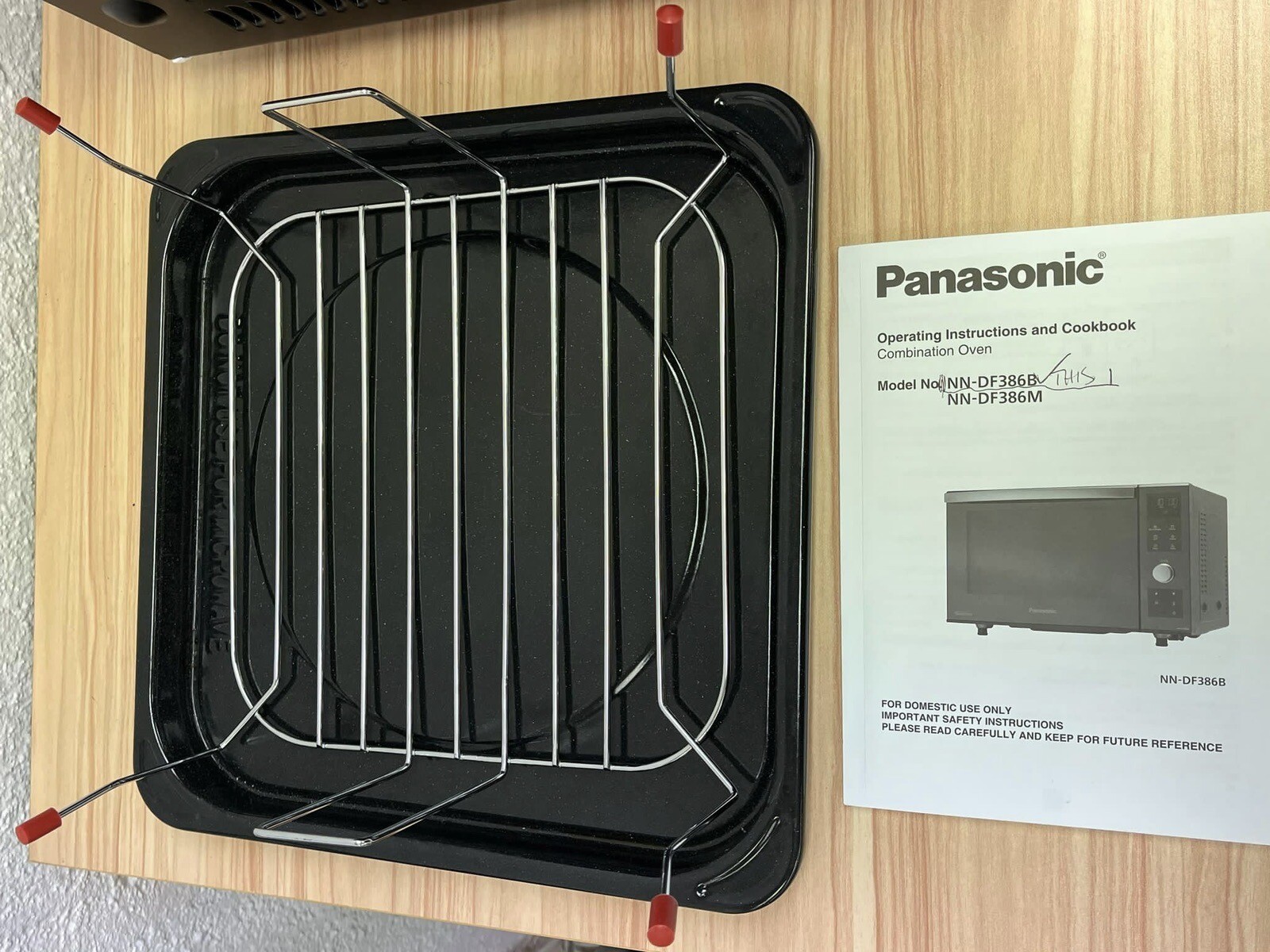 Panasonic NnDF 386 Bbpq Combination Flatbed Microwave Black