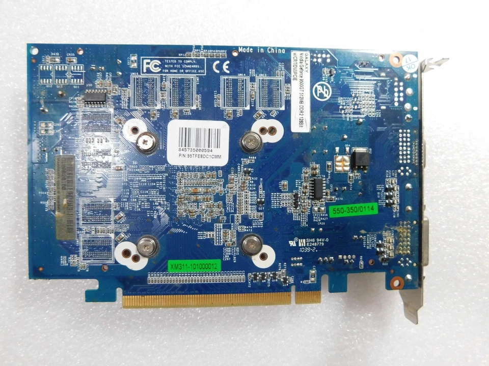 GALAXY NVIDIA GeFORCE 9500GT 512MB PCIe VGA DVI VIDEO GRAPHICS CARD ADAPTER - Image 2 of 3