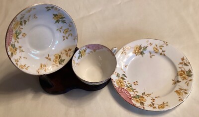 Antique The Foley Wileman/Shelley Trio Plate, Cup and Saucer-#696