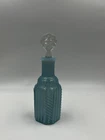 Fenton Looking Blue Opalescent Caster Set Bottle