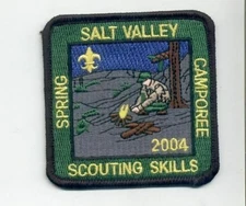 2004 Salt Valley Spring Camporee Scouting Skills patch