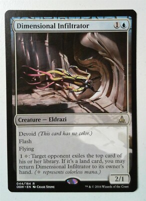 Dimensional Infiltrator *Rare* Magic MtG x1 Oath of the Gatewatch MP