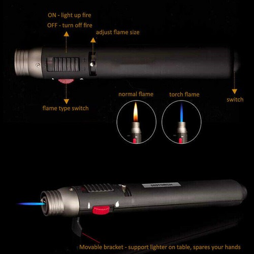 Mini Jet Pencil Flame 503 Torch Butane Gas Welding Soldering Lighter Adjustable - Picture 6 of 8