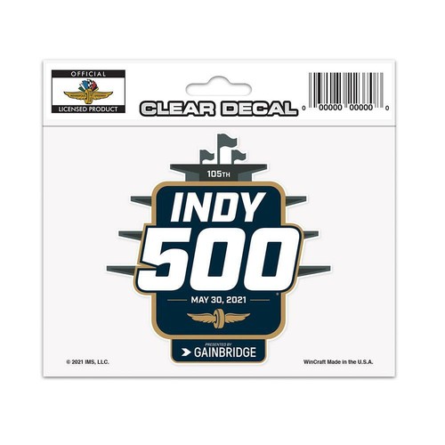 2021 Indianapolis 500 Souvenir Program w Line-Up Insert & Bronze Pit Badge Decal - Picture 5 of 10