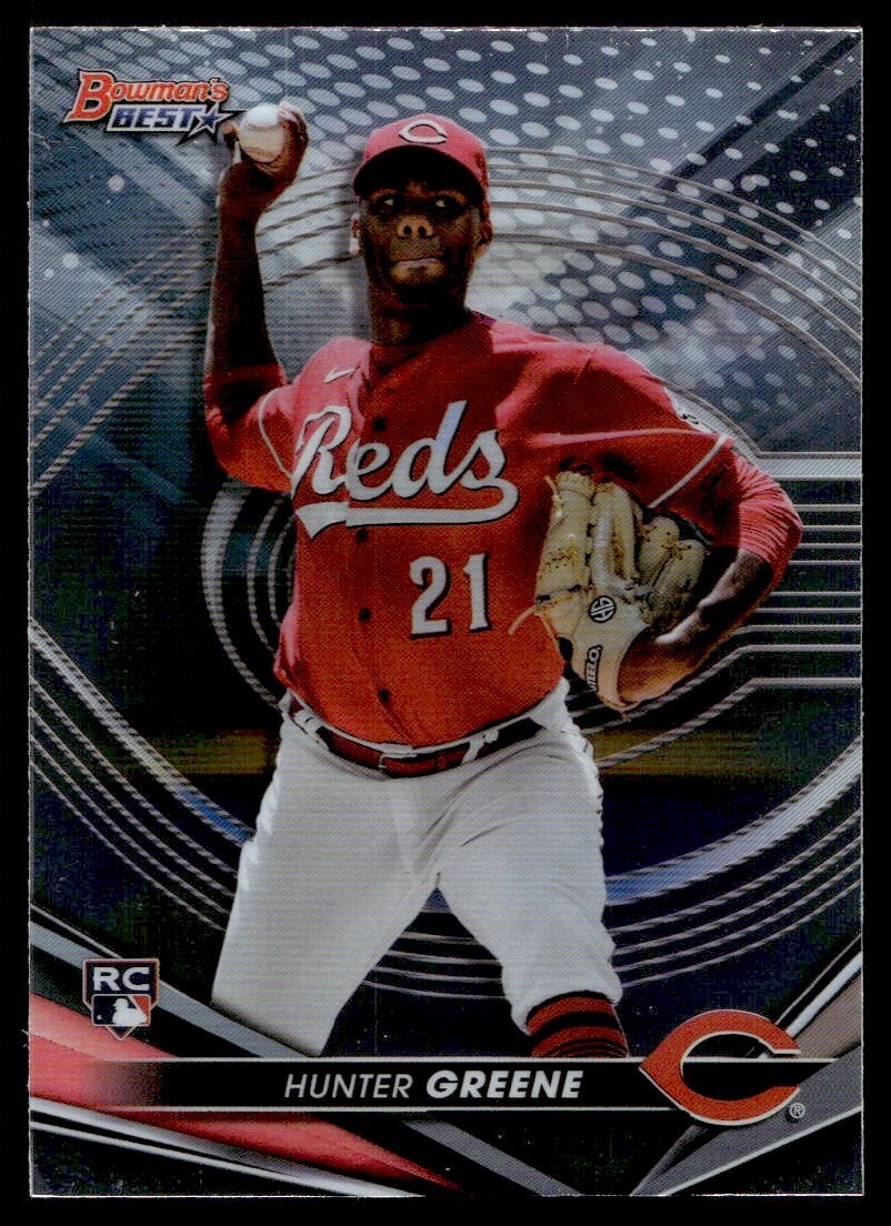 2022 Bowman's Best Hunter Greene Rookie G76 Cincinnati Reds #54