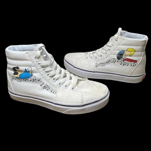 peanuts high top vans