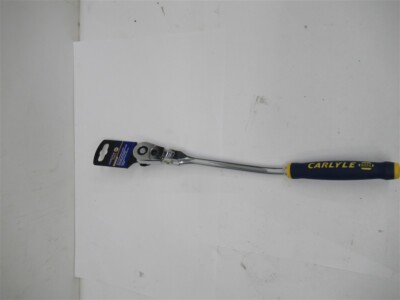 Carlyle R38FBH120 , 3/8'' x 14'' Bent Handle Flex Head Ratchet (BLEMISHED)