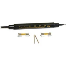 2 Two Tone Twotone Watch Band Bracelet Ends 20mm & Watchmakers Spring Bar Tool