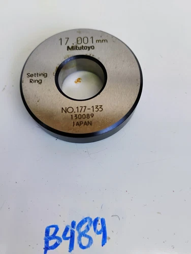 MITUTOYO 177-133 STEEL SETTING RING 17.001MM