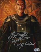 Giancarlo Esposito Mandalorian Autographed Signed 8x10 Photo Beckett BAS COA