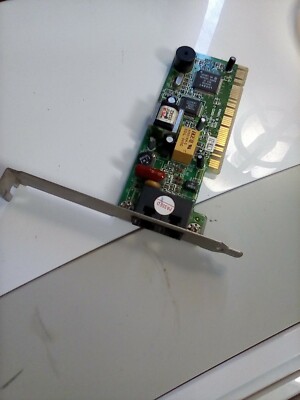LUCENT TECHNOLOGIES I56LVP-C10I 56K PCI Fax Modem Card 100-08012-3 USED