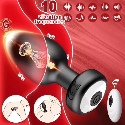 Anal Vibrator Plug Vibration Prostata Fernbedienung Sex Toys Spielzeug Dildo DE - Bild 11 von 24
