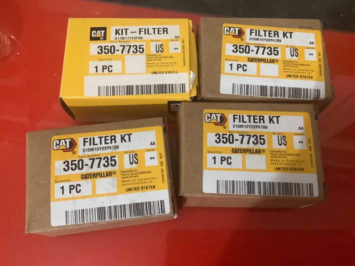 New Genuine CAT Caterpillar Filter Kit 350-7735 3507735 | eBay