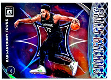 2019-20 Panini Donruss Optic Basketball #1 Karl-Anthony Towns Fantasy Stars Holo