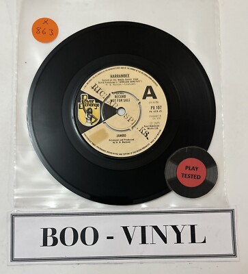 Jambo - Harrambee / Bwala Dance 7  Promo Soul Funk Vinyl Record US Import VG+
