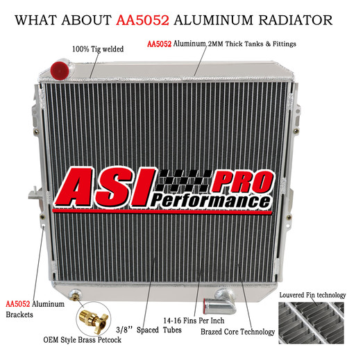 3Row Radiator For Toyota Hilux Surf LN130 SUV 2.4 TDi 4WD AWD Diesel MT 1988-97