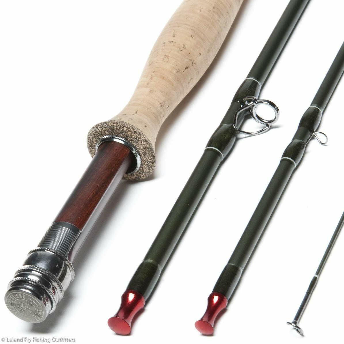 6wt Leland Fly Rod New Zealand Streamer Fly Rod 9' 6 weight 4 piece eBay