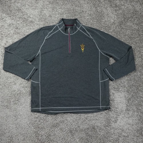Tommy Bahama 1/2 Zip Sweatshirt Mens XXL Final Score Island Zone Arizona State
