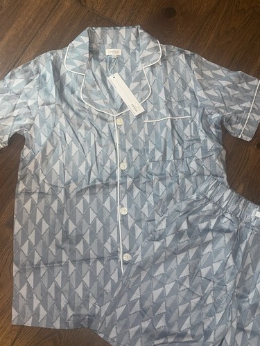 Pigiama testa letto nuovo con etichette set 2 pezzi camicia e corto taglia XSMALL NUOVO $98 - Foto 3 di 7