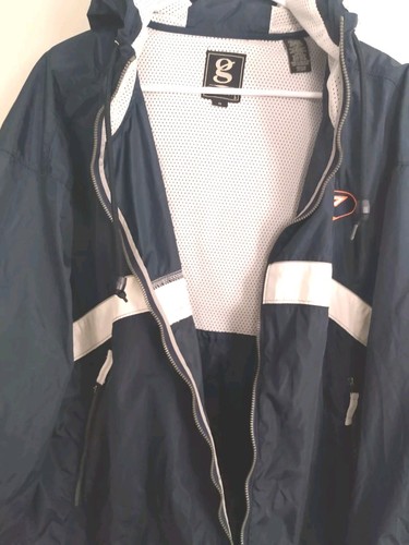 Colorado Crush Gear for Sports Jacket M Blue White Hooded Full Zip Windbreaker - Picture 6 of 14