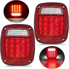 43 Led Trailer Lights With Reverse Function For Trucks - 2 Pack Waterproof 43 Led Trailer Lights With Reverse Function For Trucks - 2 Pack Waterproof