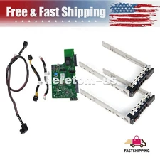 REAR FLEX BAY DRIVE BACKPLANE 2 TRAYS KIT DELL POWEREDGE R730xd 2.5 SFF SERVER