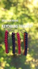 Keychain 4pk Paracord multicolor