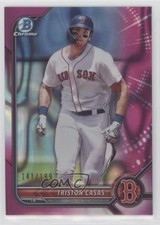 2022 Bowman Chrome Prospects Fuchsia Lava Refractor 141/199 Triston Casas uk2