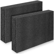 2 Pcs Polyethylene Foam Sheet 12 x 8 x 2.1 Inch Polyethylene Foam Insert Cutt...