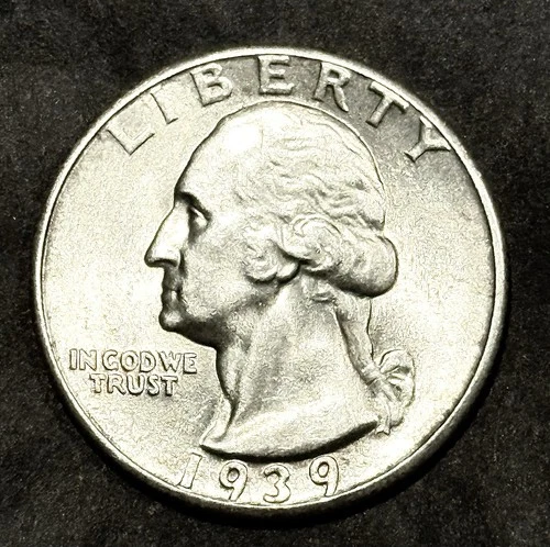 1939 P ** Washington Silver Quarter ** GEM BU ** UNCIRCULATED ** MS