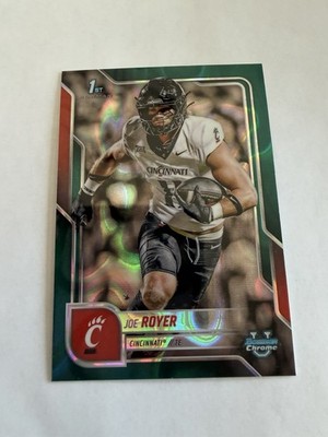 2025 Bowman University Chrome - Joe Royer #120 Teal Lava Refractor (RC)