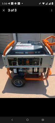 #ad Generac Gas motor 420CC OHV USED generator ENGINE only $125.00