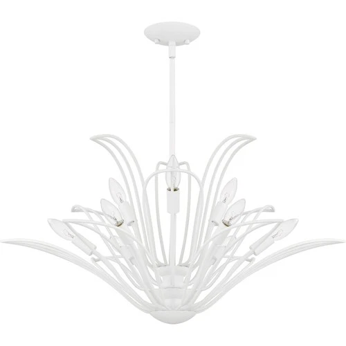 Sand White  Chandelier from the Tallulah Collection - Picture 2 of 6