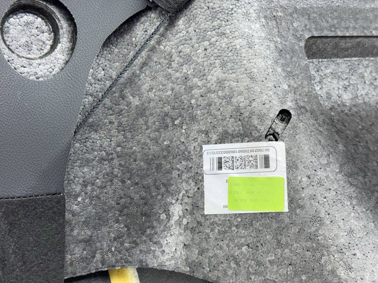 2014-2017 MASERATI GHIBLI M157 REAR 2ND SECOND ROW LOWER SEAT CUSHION BOTTOM